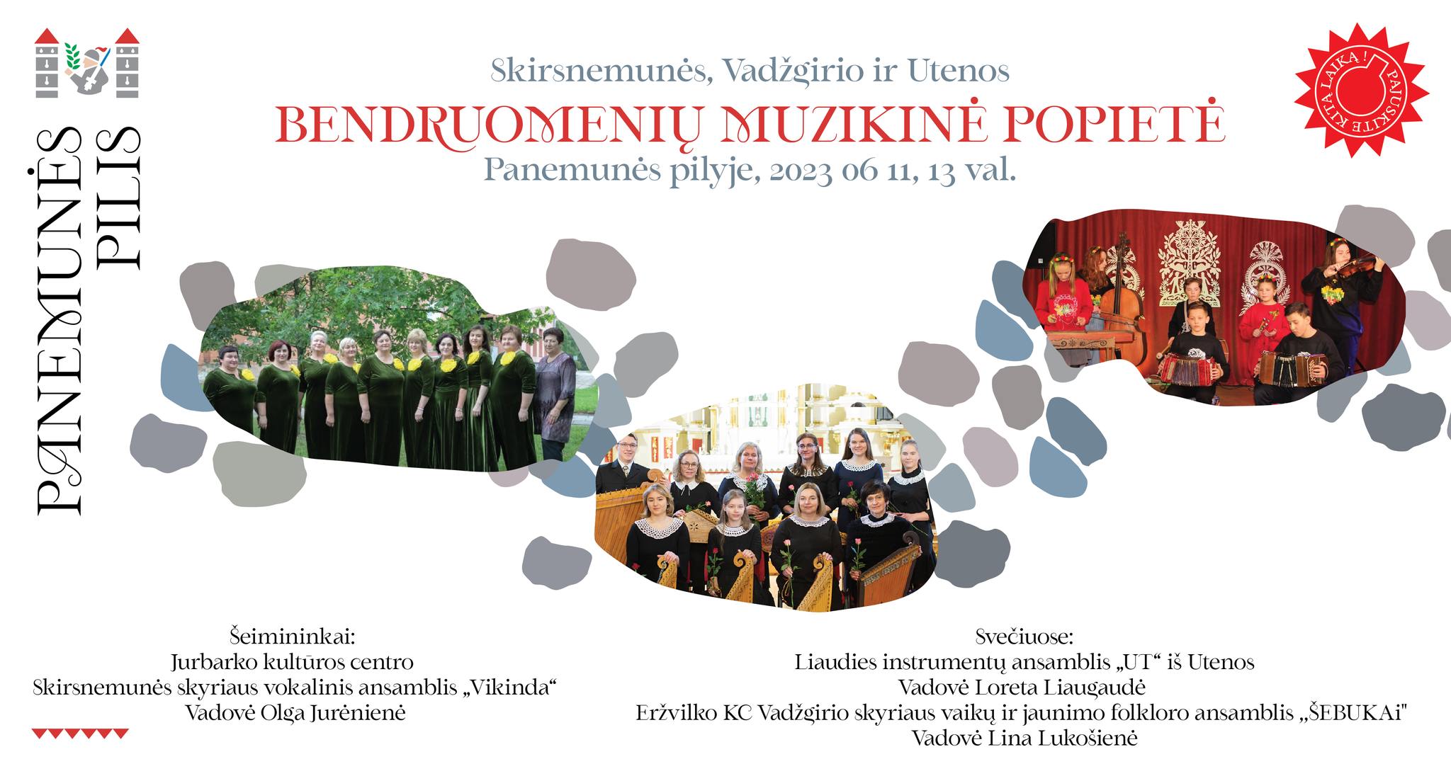 bendruomenių muzikinė popietė