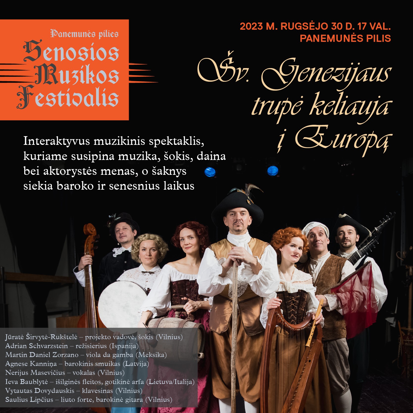 Senosios muzikos festivalis Panemunės pilyje 2023