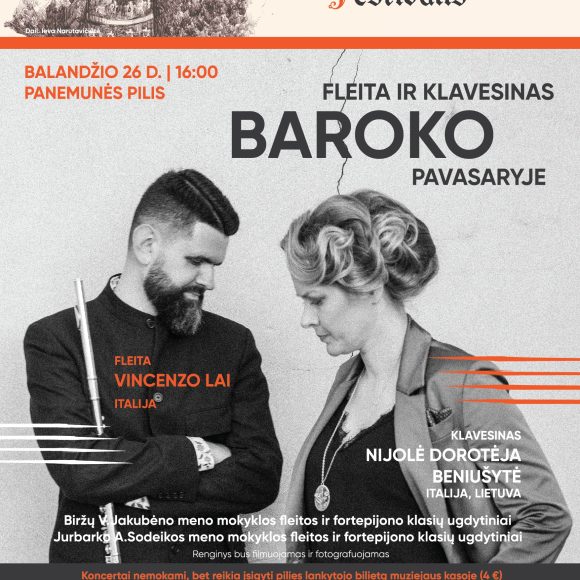 PPSNM2025-1-SPAUDAI-01 „FLEITA IR KLAVESINAS BAROKO PAVASARYJE“
