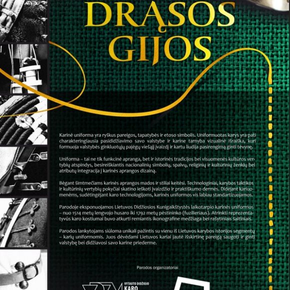 drąsos gijos atidarymas PARODOS „DRĄSOS GIJOS“ ATIDARYMAS